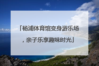 杨浦体育馆变身游乐场，亲子乐享趣味时光